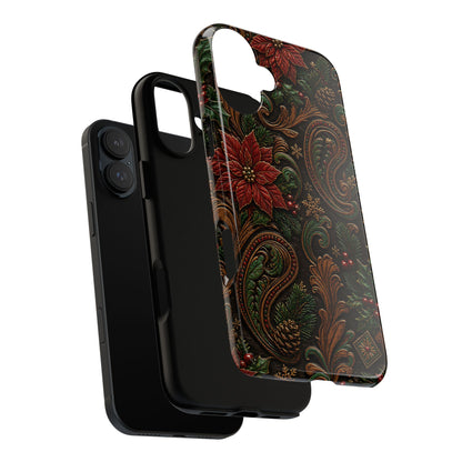 Carved Christmas Paisley Tough Case