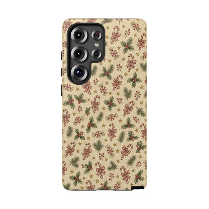 Candy Cane Gingham Tough Case