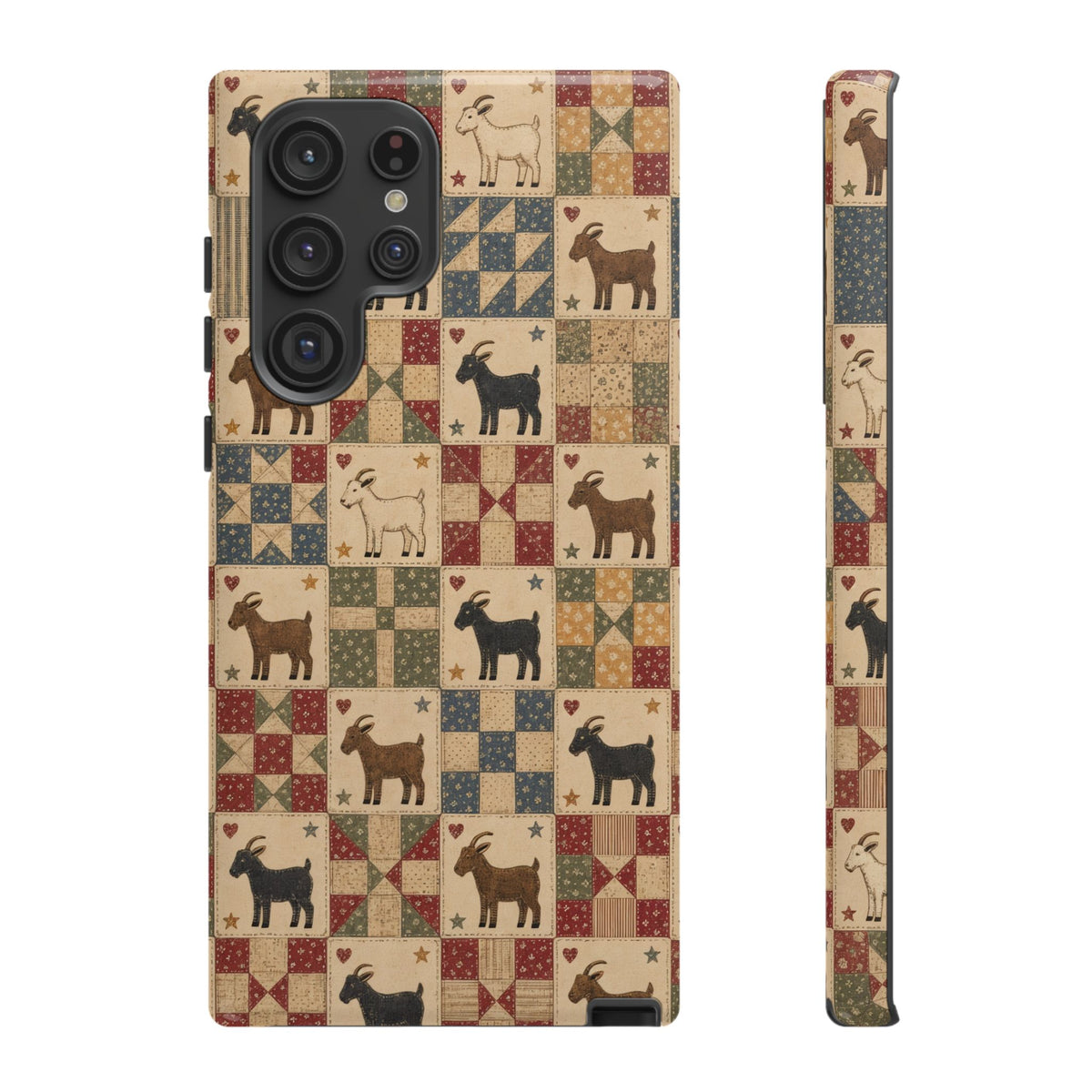 Goat Quilt Tough Case