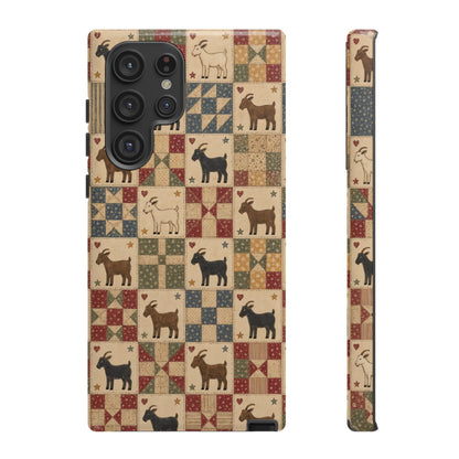 Goat Quilt Tough Case