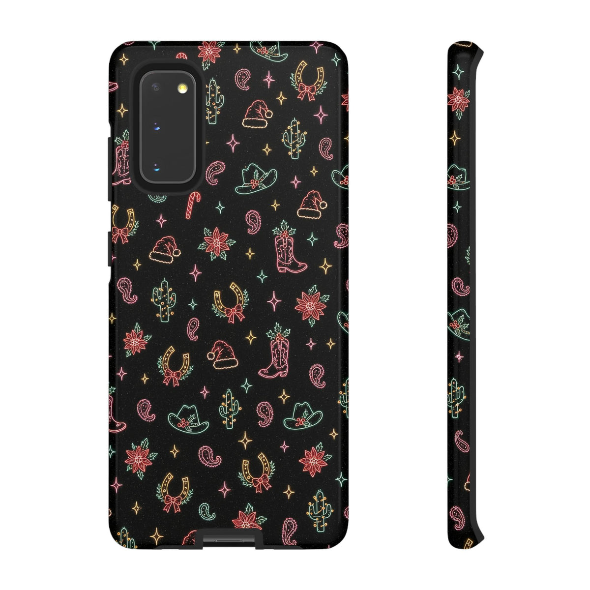 Neon Holiday Doodles Tough Case