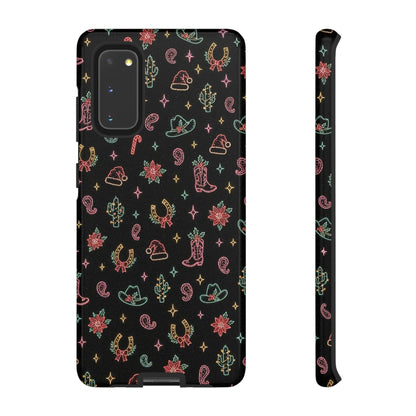 Neon Holiday Doodles Tough Case