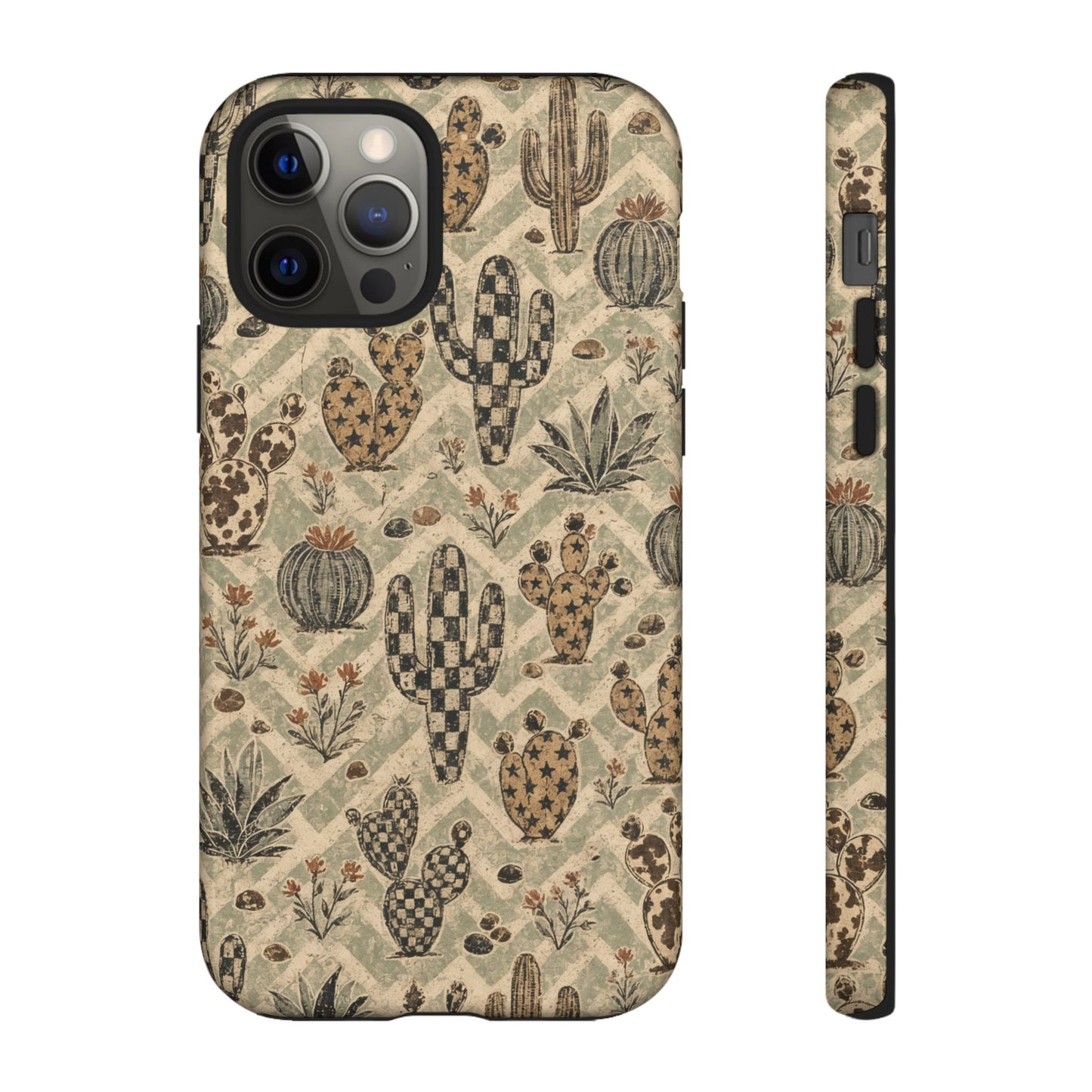 Checkered Cactus Tough Case