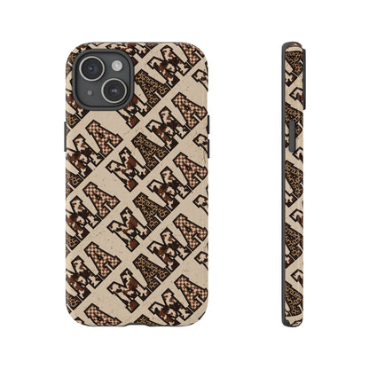 Grunge Cowhide Mama Tough Case