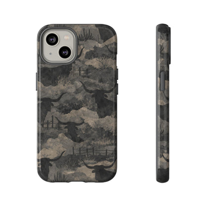 Camo Longhorns Tough Case