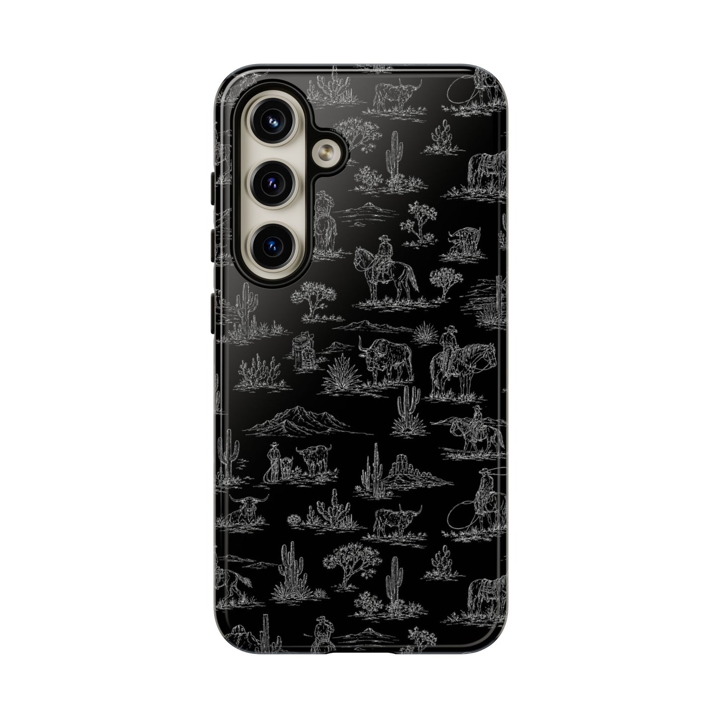Midnight Toile Tough Case