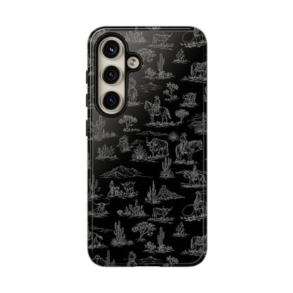Midnight Toile Tough Case