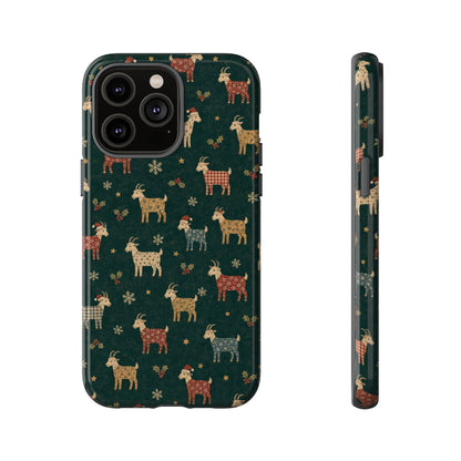 Yuletide Goats Tough Case