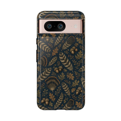 Navy Feathers Tough Case