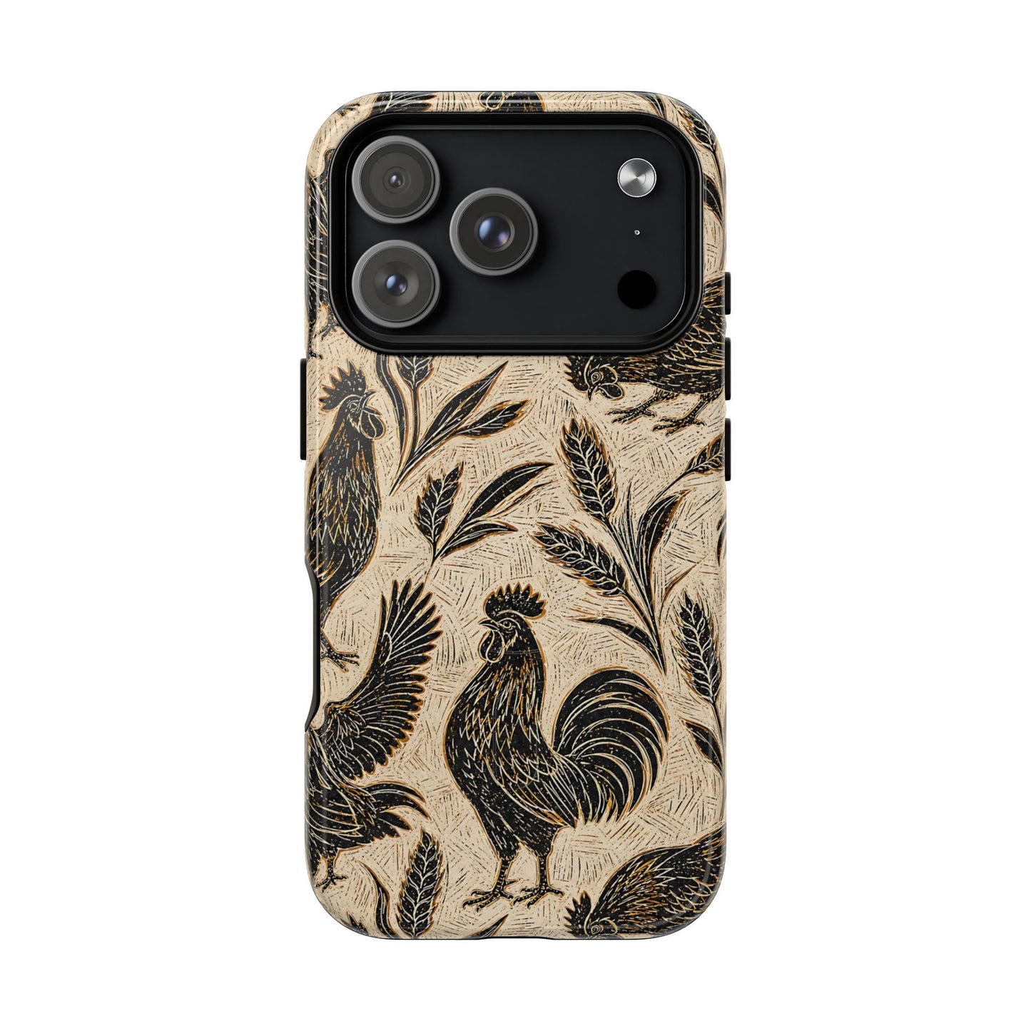 Carved Rooster Magnetic Case