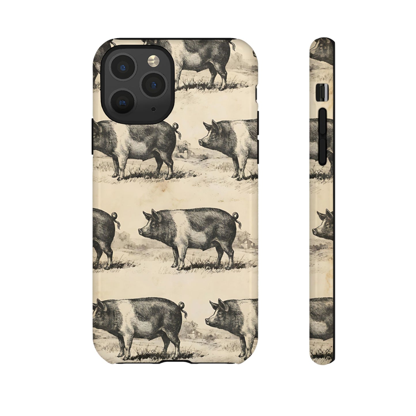 Vintage Pigs Tough Case