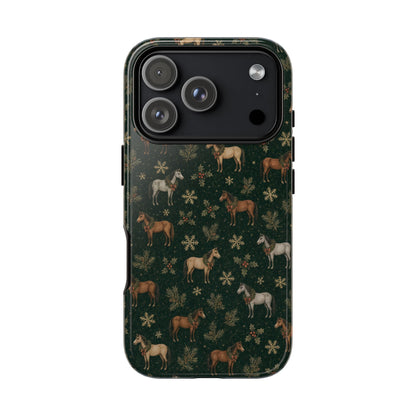 Evergreen Horses Tough Case