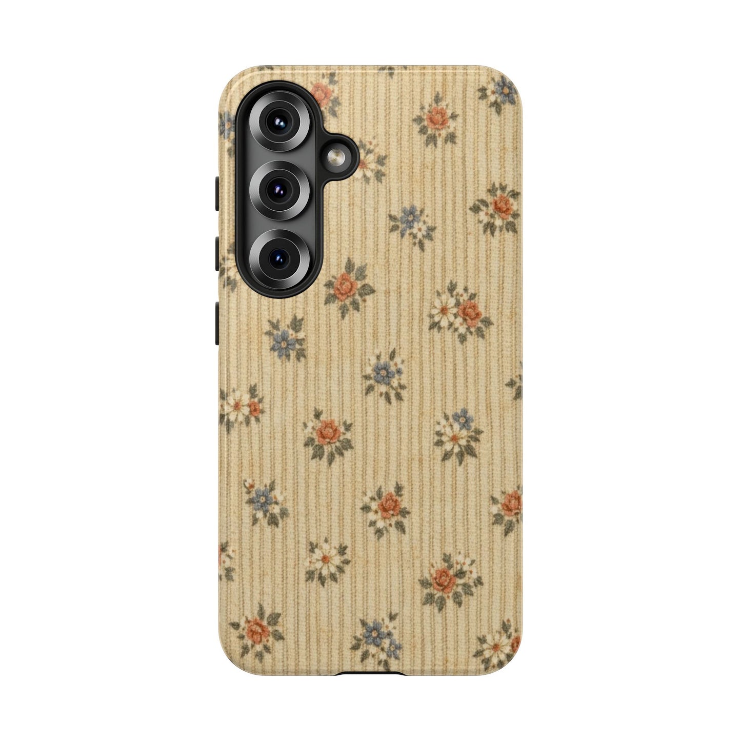 Striped Floral Tough Case