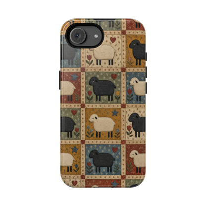 Sheep Quilt Tough Case