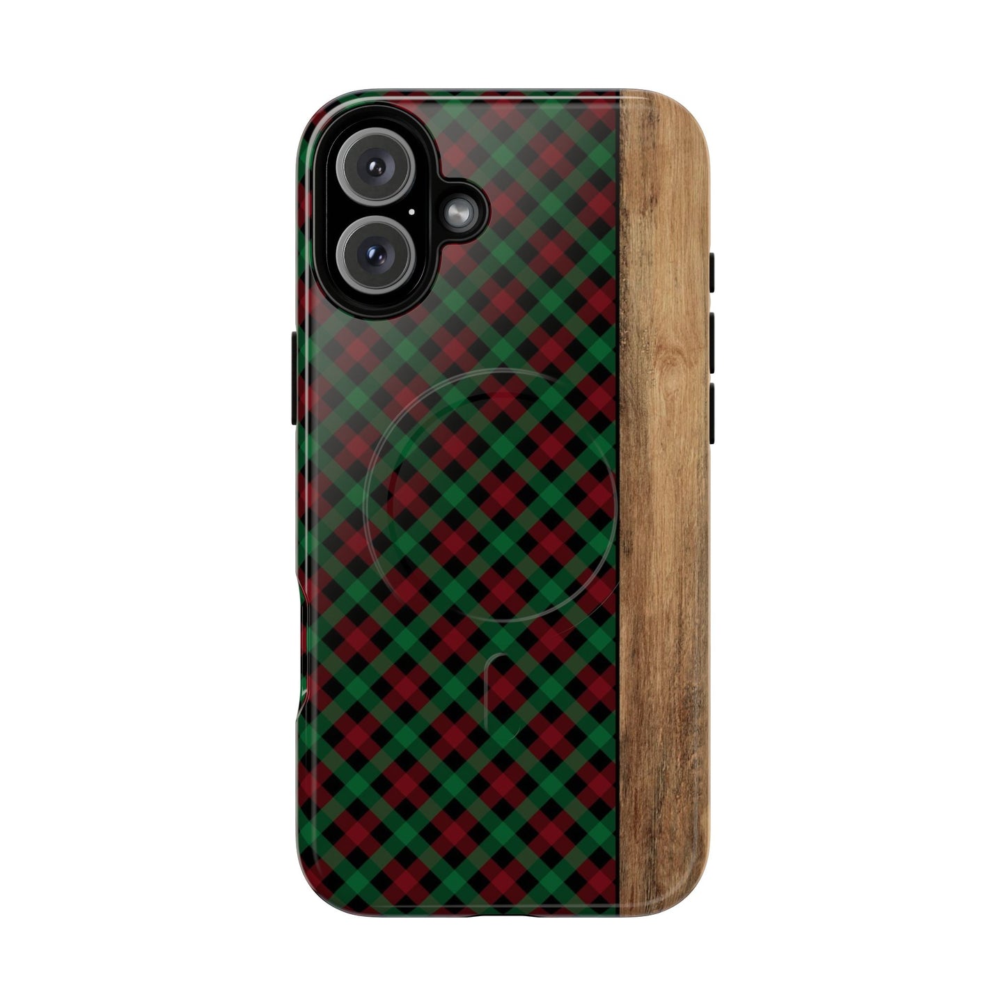 Red Green Plaid Magnetic Case
