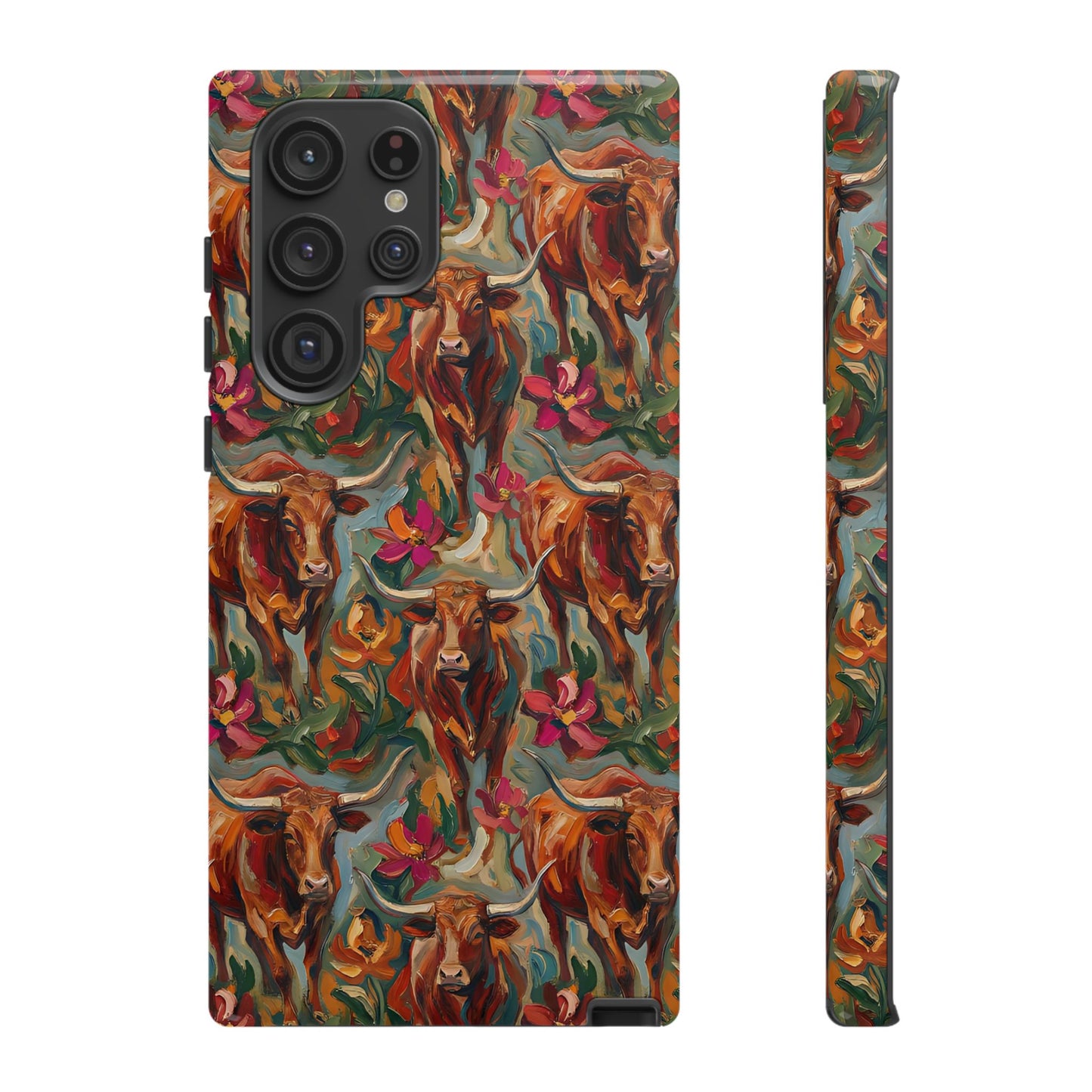 Painted Longhorns Tough Case