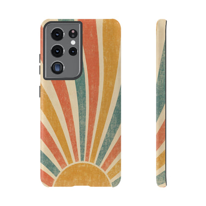 Retro Sun Rays Tough Case