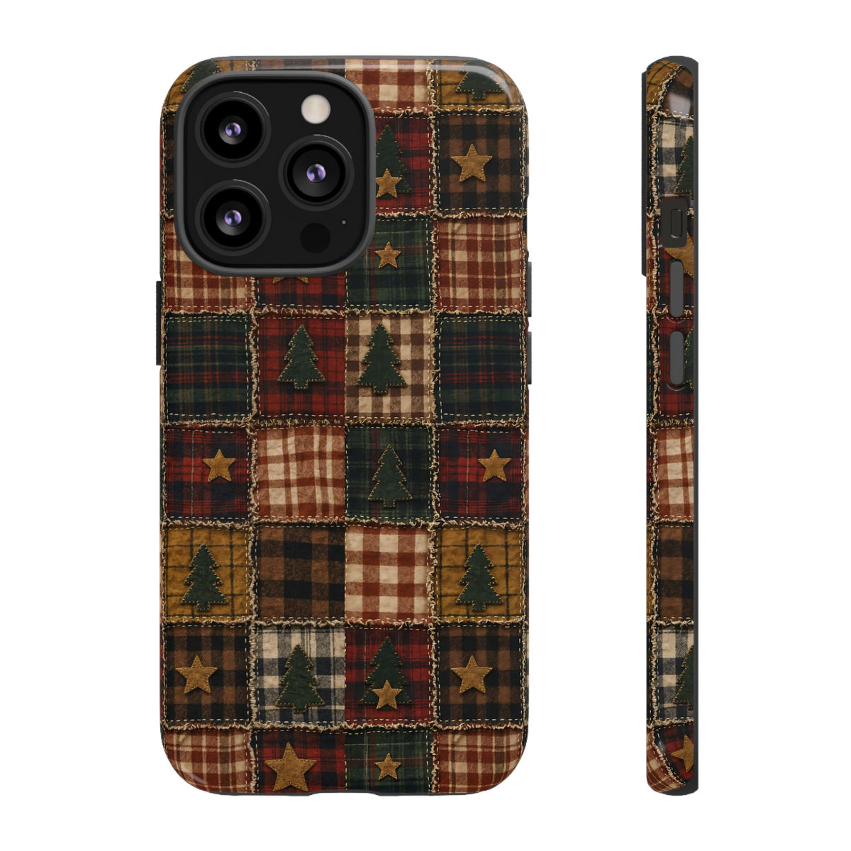 Christmas Rag Quilt Tough Case