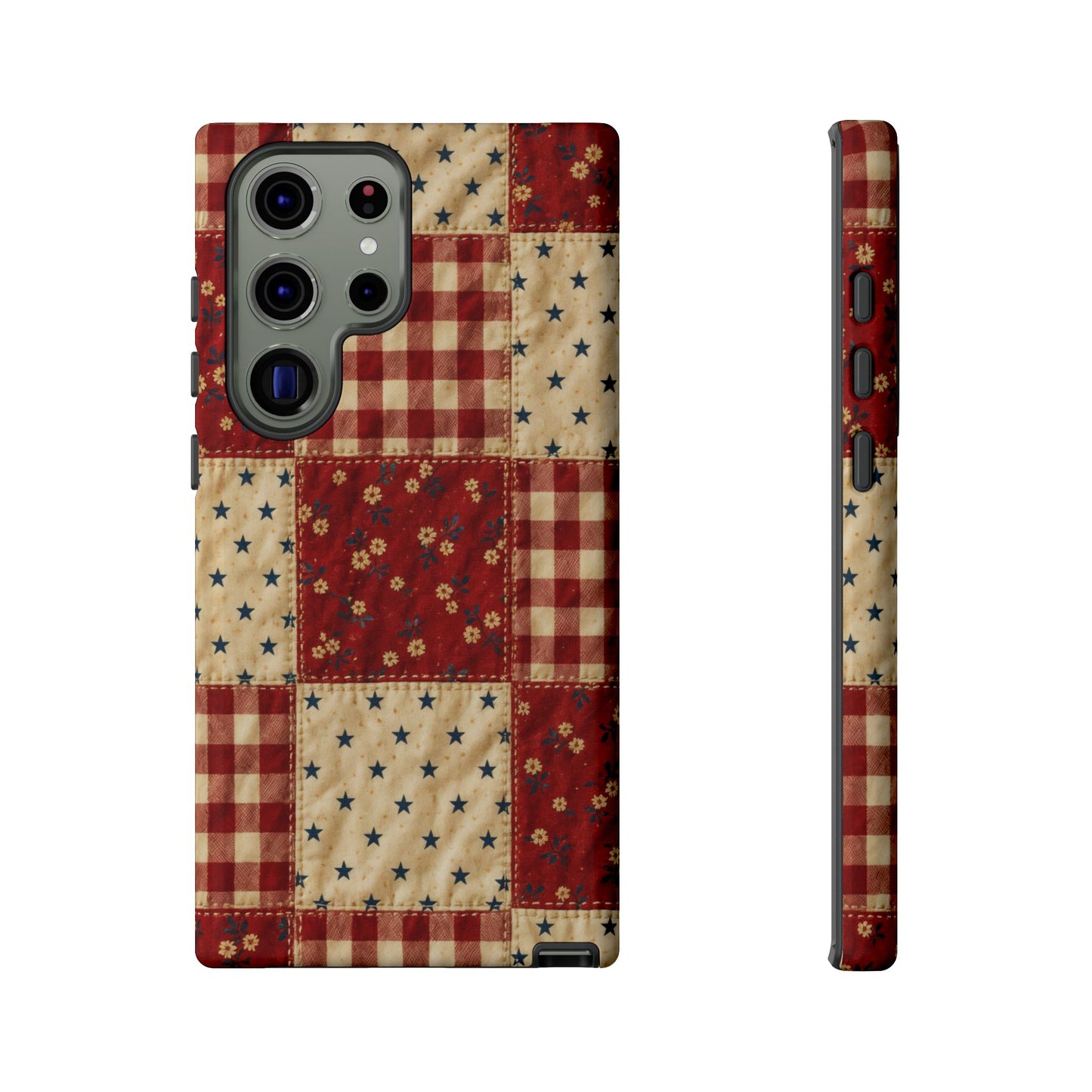 Gingham Stars Tough Case