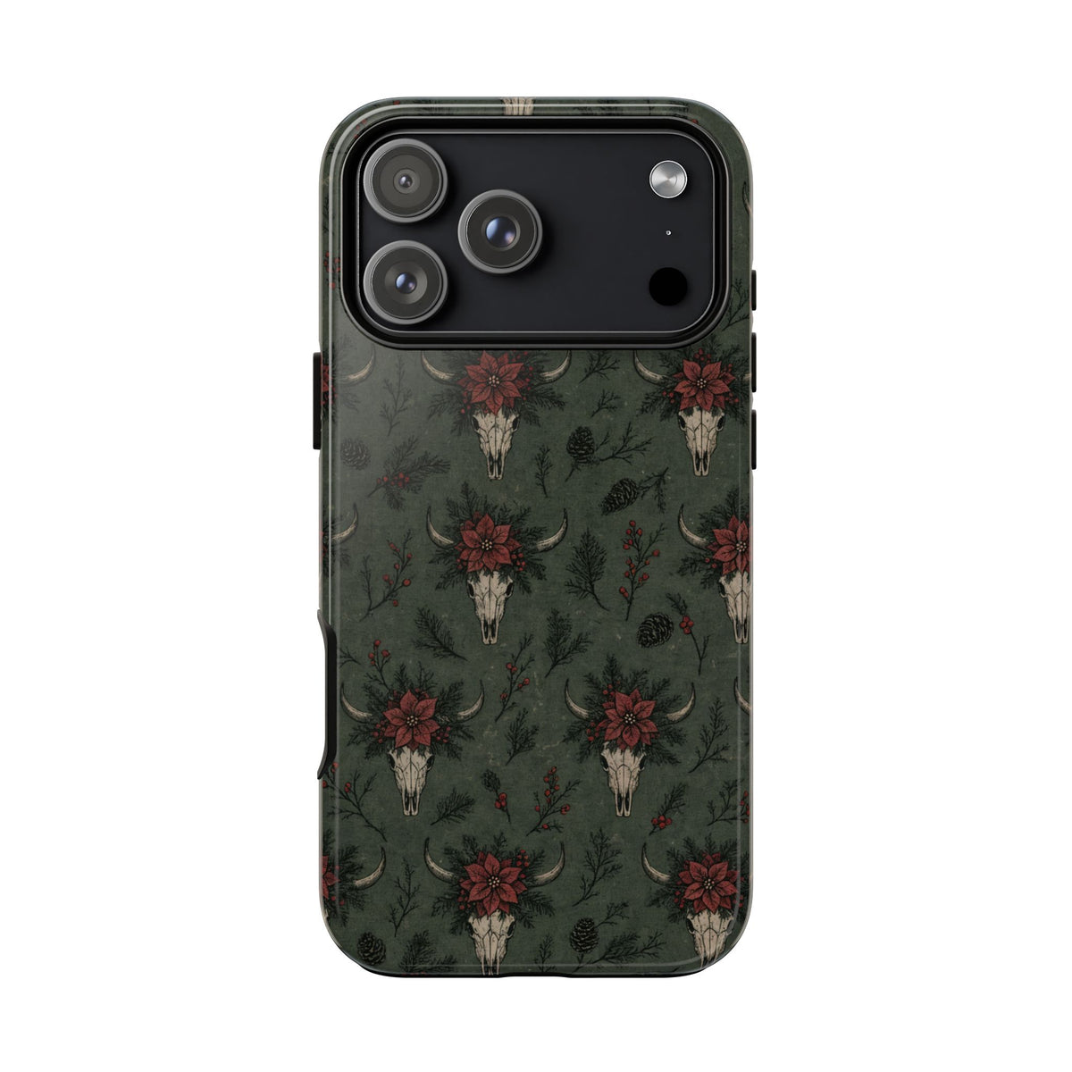 Inked Christmas Skull Tough Case