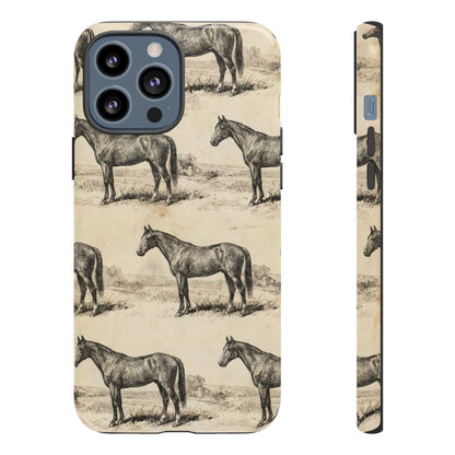 Vintage Horses Tough Case