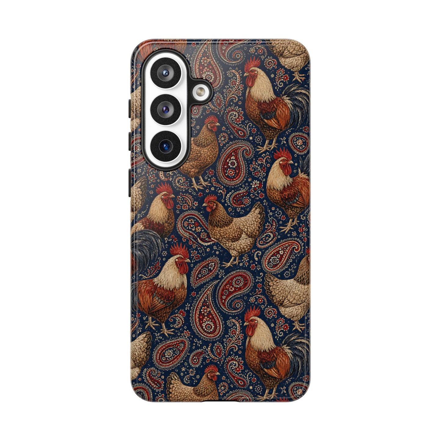 Patriotic Paisley Chickens Tough Case