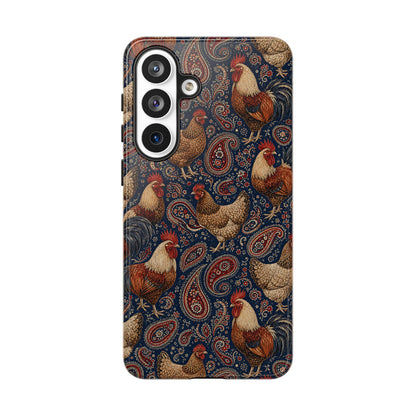 Patriotic Paisley Chickens Tough Case