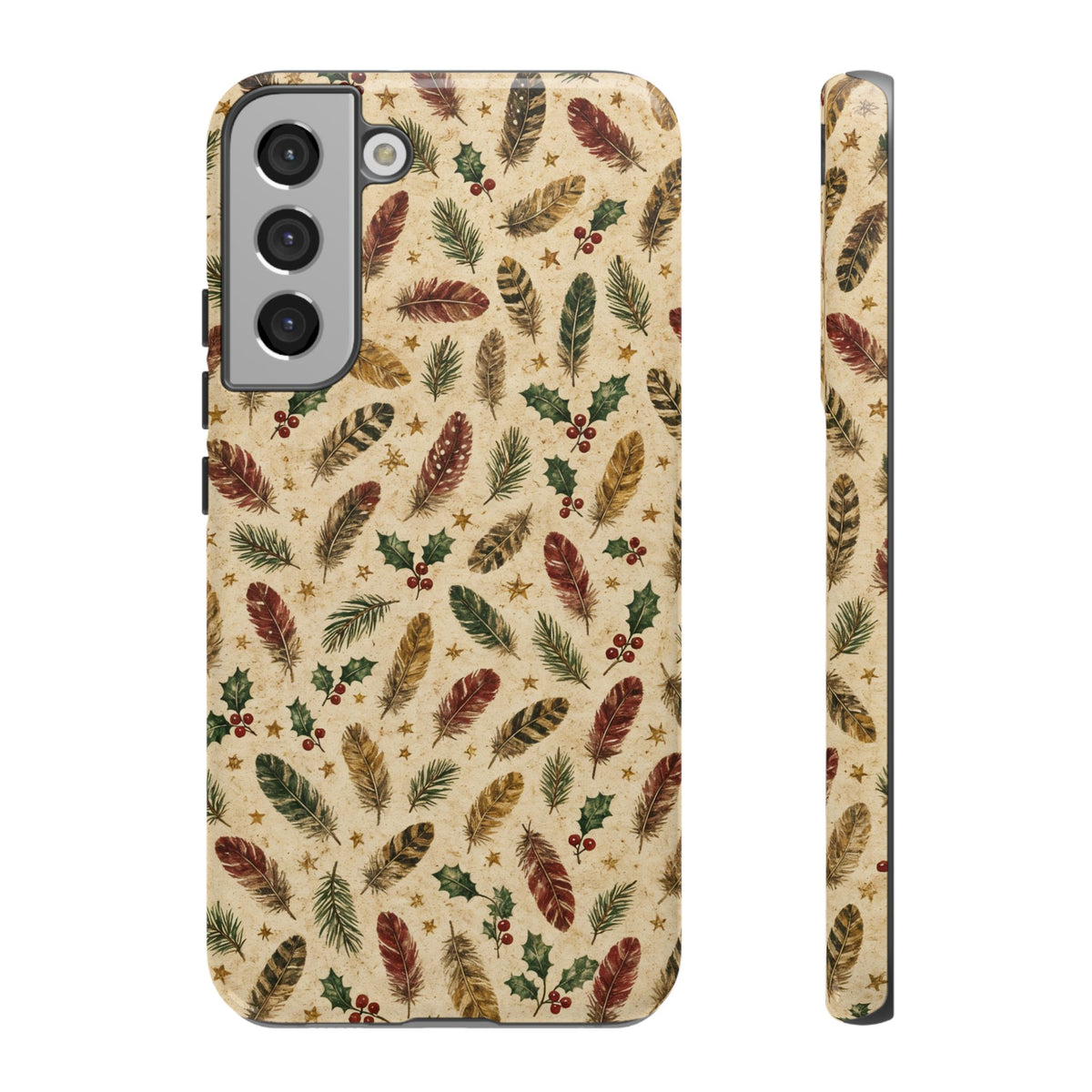 Christmas Feathers Tough Case