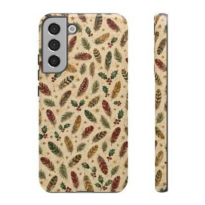 Christmas Feathers Tough Case