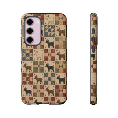 Goat Quilt Tough Case
