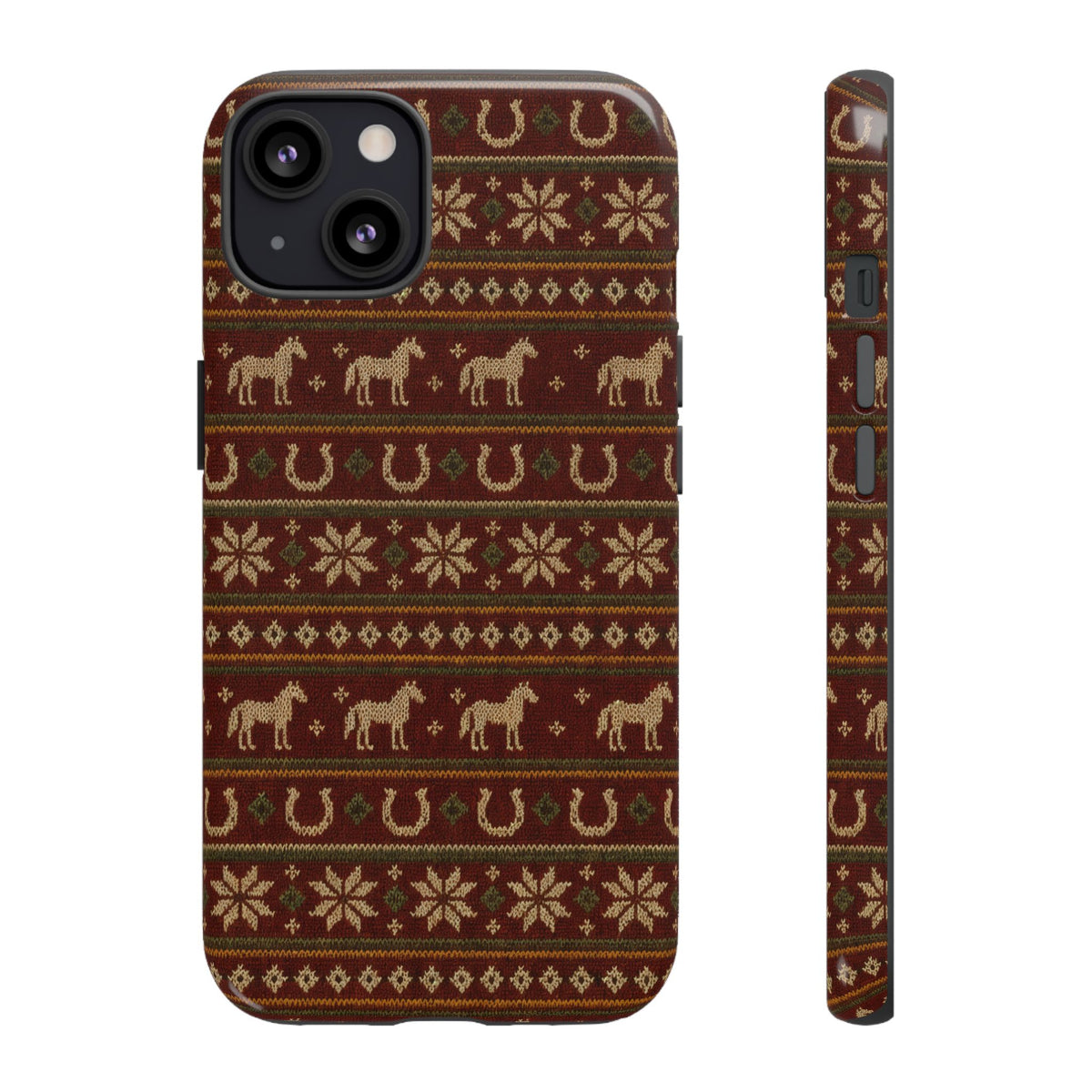 Fair Isle Horses Tough Case
