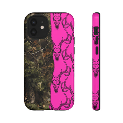 Camo Deer Skulls Pink Tough Case