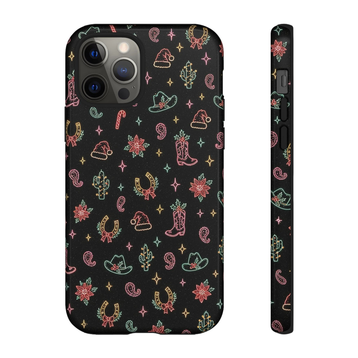 Neon Holiday Doodles Tough Case
