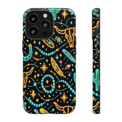 Neon Turquoise Tough Case