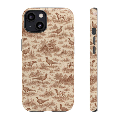 Pheasant Toile Tough Case