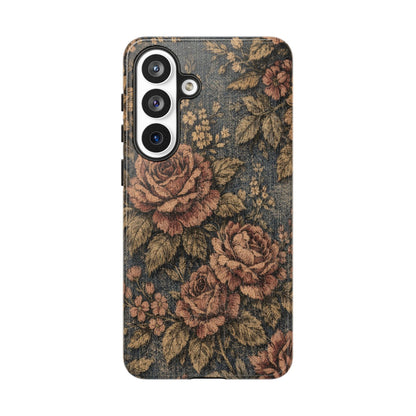 Denim Blooms Tough Case