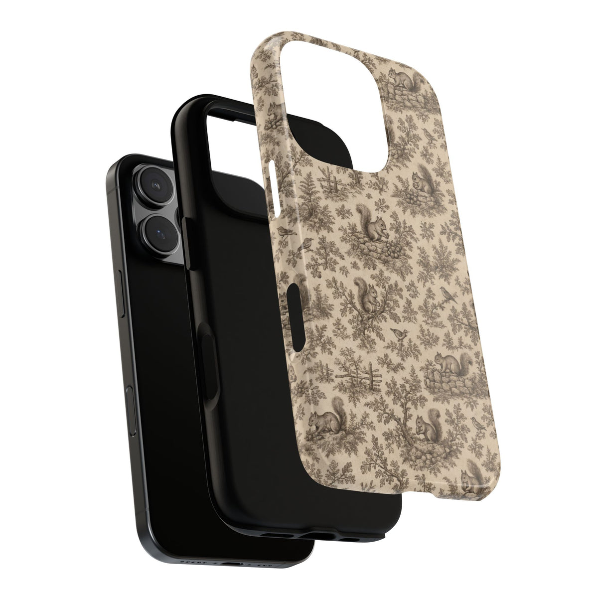 Squirrel Toile Tough Case