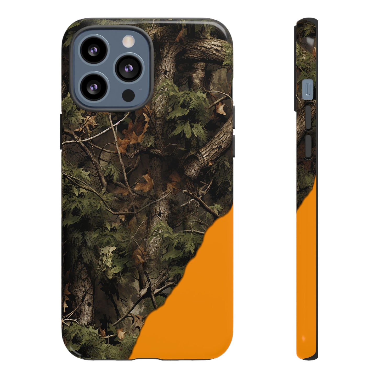 Torn Camo Orange Tough Case