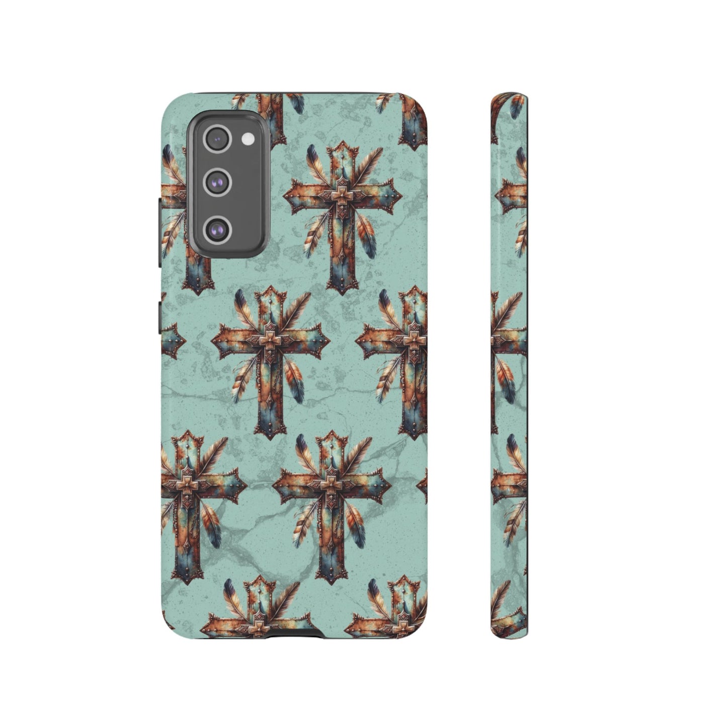 Crosses And Feathers Tough Case