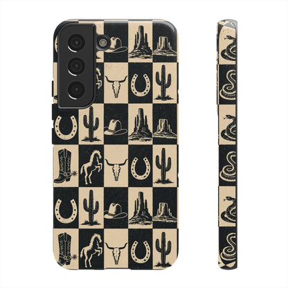 Western Checkerboard Tough Case