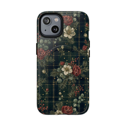 Tartan Roses Magnetic Case