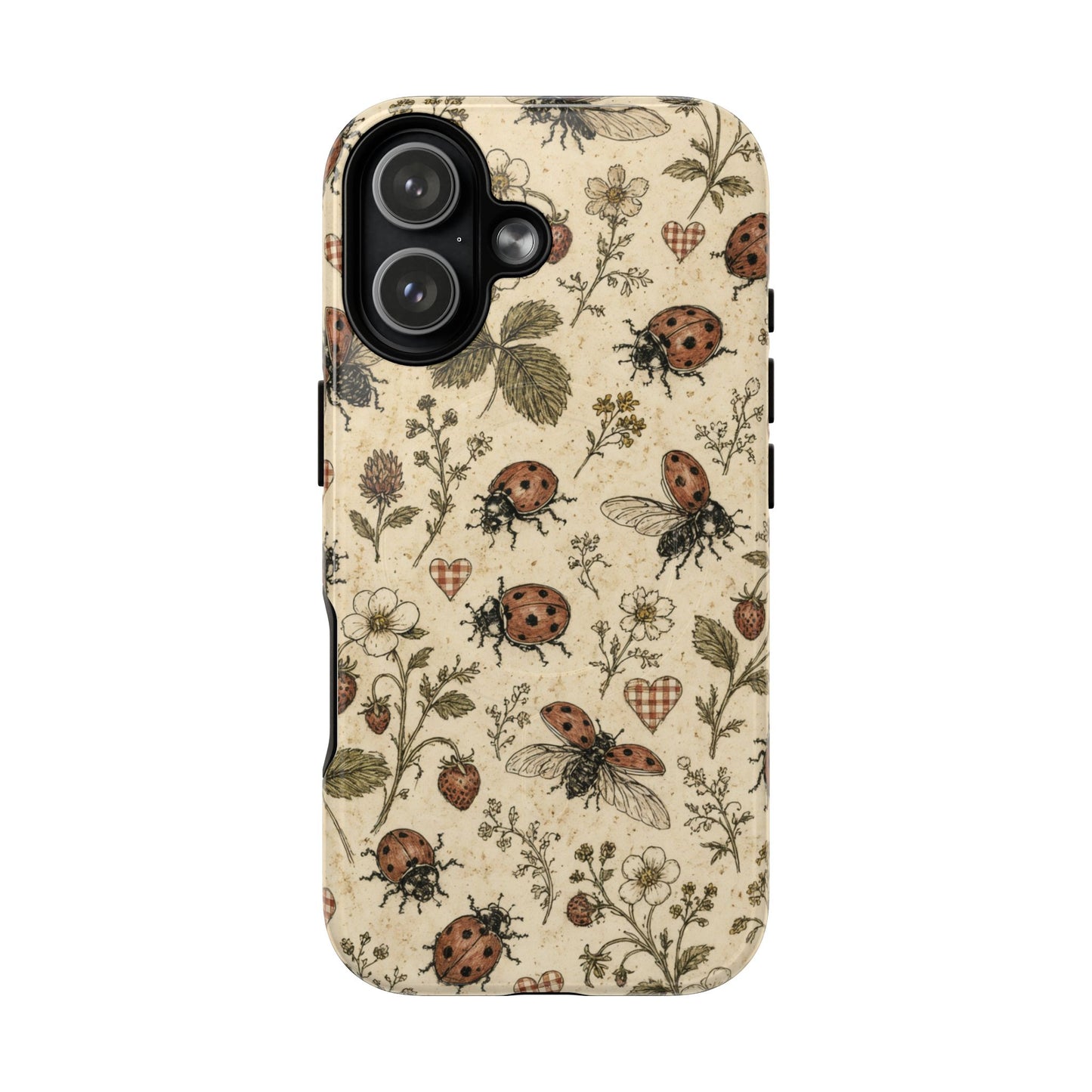 Cottage Ladybug Magnetic Case