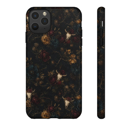 Bull Skull Bloom Tough Case