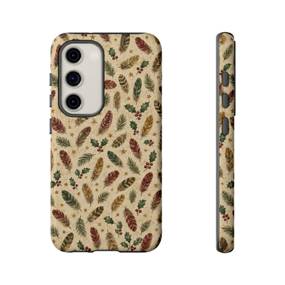 Christmas Feathers Tough Case