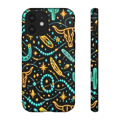 Neon Turquoise Tough Case