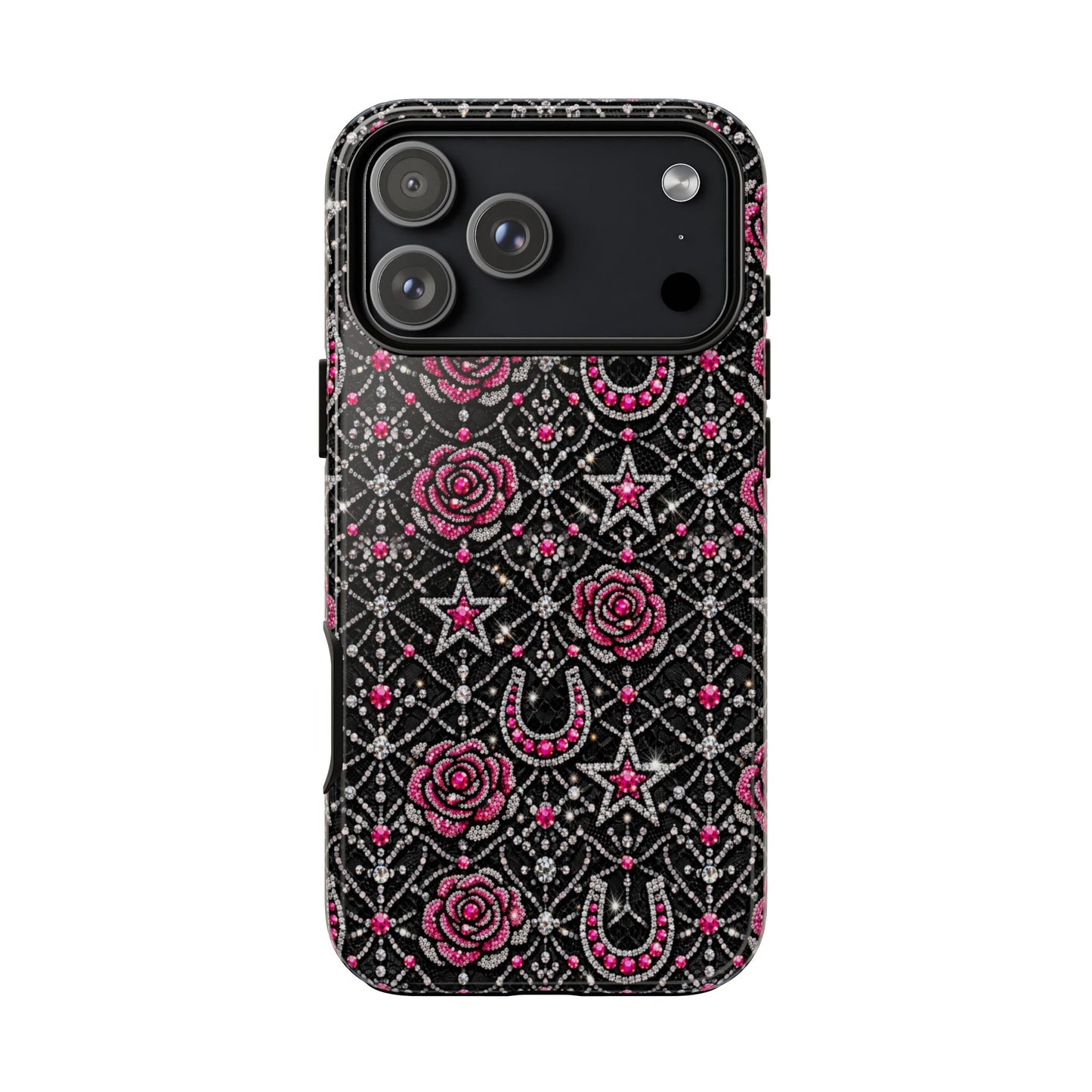 Rhinestone Rose Tough Case