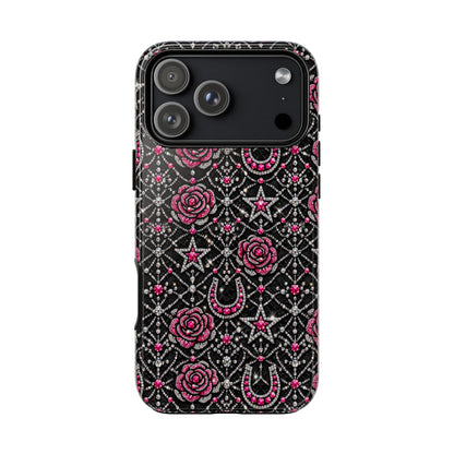 Rhinestone Rose Tough Case