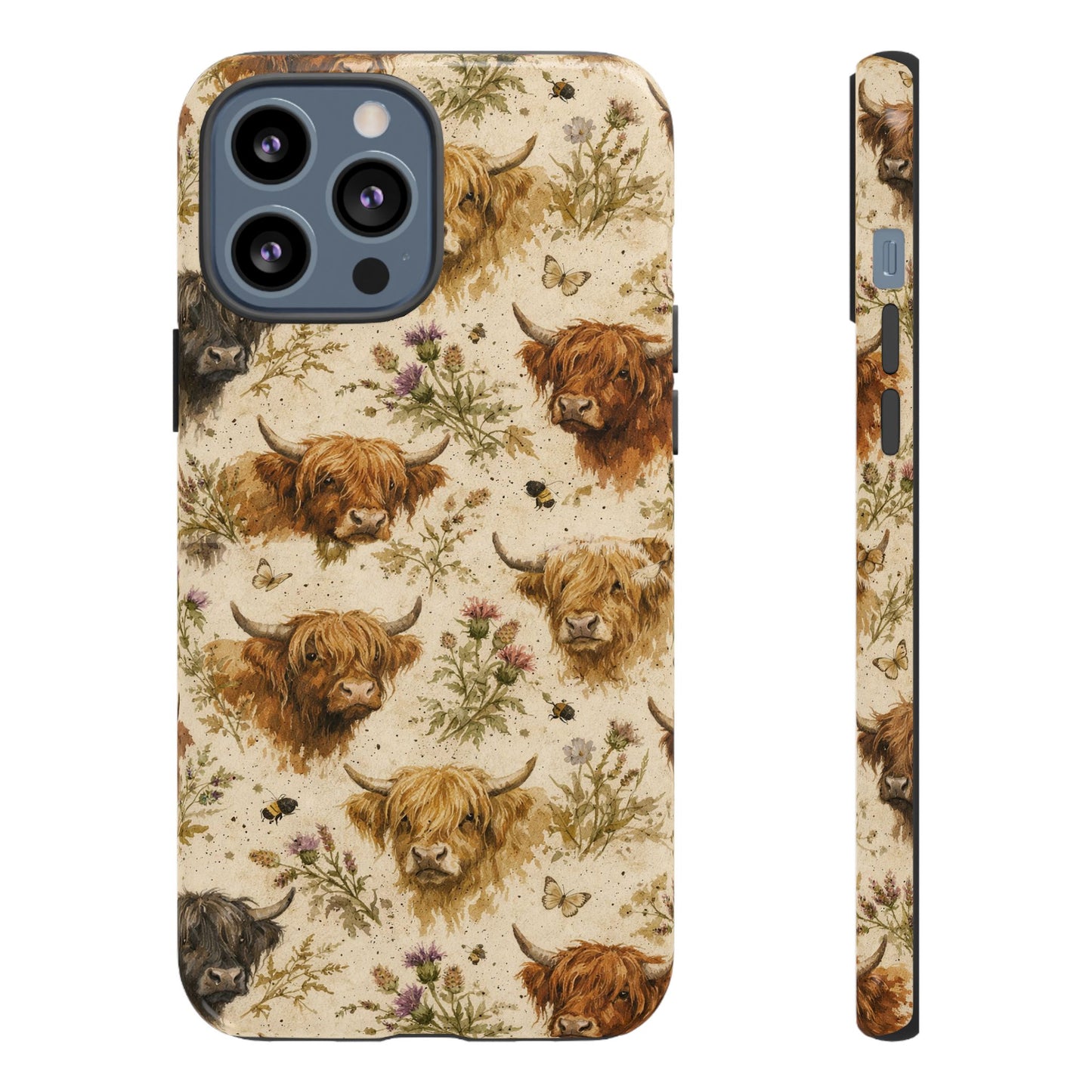 Cottage Core Highland Cows Tough Case