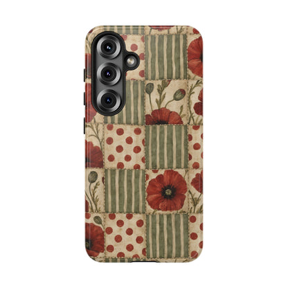 Poppy Patchwork Tough Case
