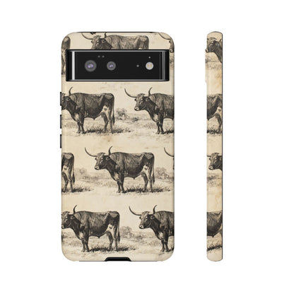 Vintage Longhorns Tough Case
